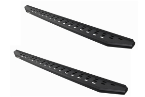 Go Rhino RB20 Running Boards w/ Brackets, No Drop Steps - Textured Black - JT