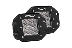 Rigid Industries Dually D-Series Pro Spector Diffused Flush Mount Pair