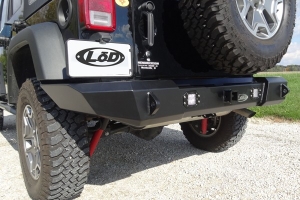 LOD Signature Series Rear Bumper w/Rigid Flush Light Provision  - JK