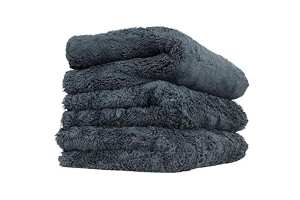 Chemical Guys Happy Ending Edgeless Microfiber Towel, 16in x 16in - 3 Pack