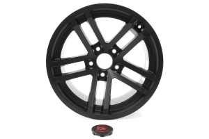 Rugged Ridge Jesse Spade Wheel 17x9 5x5 12mm Offset Satin Black - JK/JL/JT
