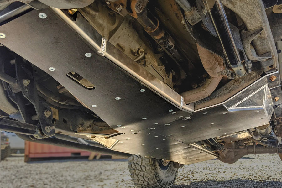 Next Venture Motorsports Aluminum Belly Skids - Bare - JK 2012+ 4DR