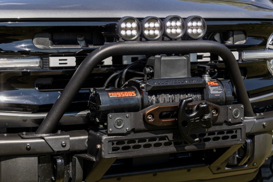 Rough Country Safari Bar Kit OE Modular Steel Bumper 3in OSRAM Angle Wide Series    - Bronco 2021+