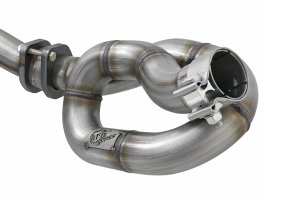 AFE Power Twisted Steel Y-Pipe - 2in to 2.5in - 2012+ JK 4dr Manual Trans. 