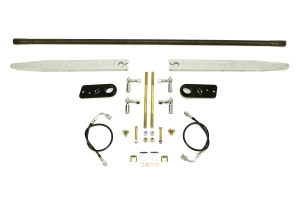 RockJock Antirock Sway Bar Kit w/Aluminum Arms Rear  - JK