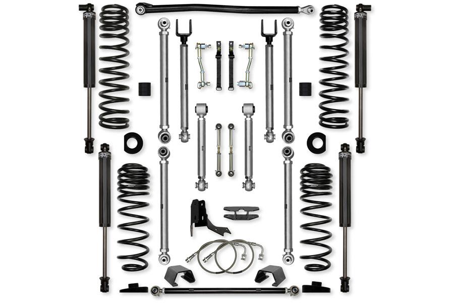 Rock Krawler 4.5in X Factor Pro Aluminum Stage 1 Lift Kit w/ RRD Shocks ( Part Number: JT45XFP-S1)