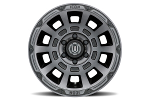 Icon Vehicle Dynamics Thrust Smoked Satin Black Wheel - 17x8.5  5x5 - JT/JL/JK