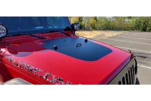 Decal Mob Hood Decal - Hexagon Camo - Gray - JK