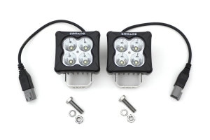 ZROADZ 3-inch LED Light Pod Set, G2 Series, Bright White, Flood Beam, 2 Piece