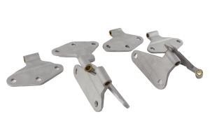 Kentrol 8-Pieces Body Door Hinge Set - Bare  - JK 4Dr