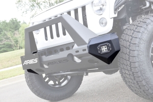 Aries Front Bumper Corners W/ Leds  - JK