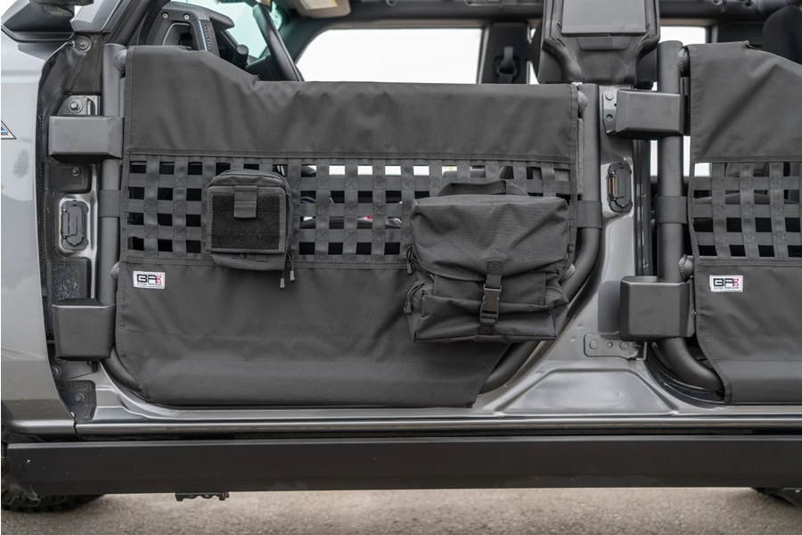 Body Armor Front Tube Doors w/ Webbing (Pair) - Bronco 2021+ 4Dr