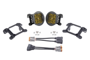 Diode Dynamics SS3 Sport LED Fog Light Kit, Yellow - Pair - JT OverLand/Rubicon w/ Plastic Bumper