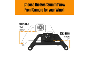 Brandmotion Tall Summitview Winch Mount Front Camera