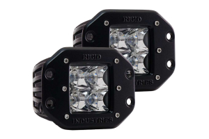 Rigid Industries Dually LED Lights Flush Mount Spot White