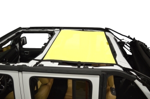 Dirty Dog 4x4 Sun Screen Rear - Yellow - JL 4DR