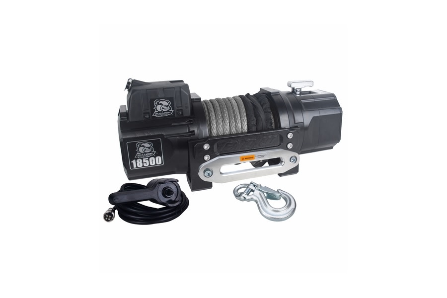 Bulldog Winch 18500lb HD with Synthetic Rope