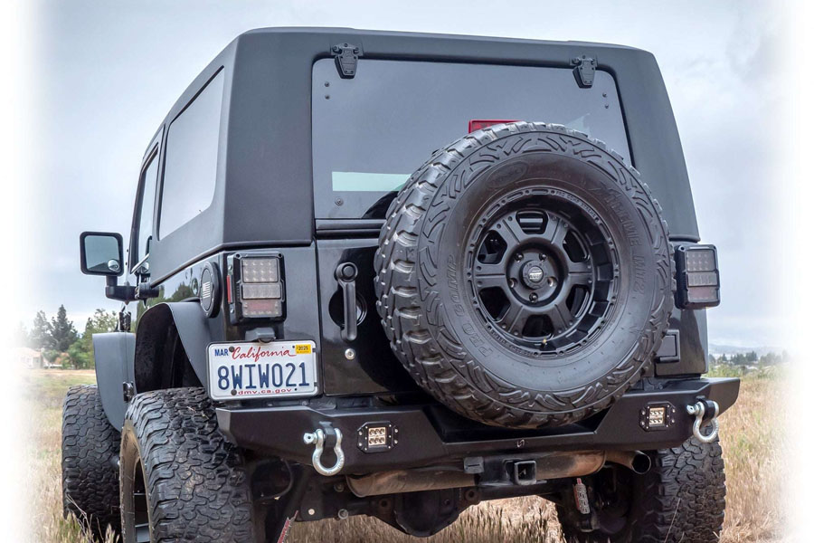 Turn Offroad 2-Piece Squareback Hard Top, Primer w/ Insulated Black Foam Headliner - JK 2DR