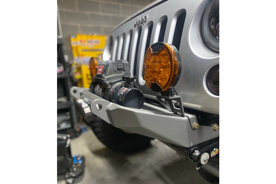 Motobilt Light Bracket Mounts for Tomahawk Bumper - Bare - JT/JL/JK