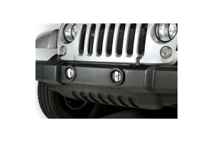 Rugged Ridge Fog Light Euro Guards Black  - JK