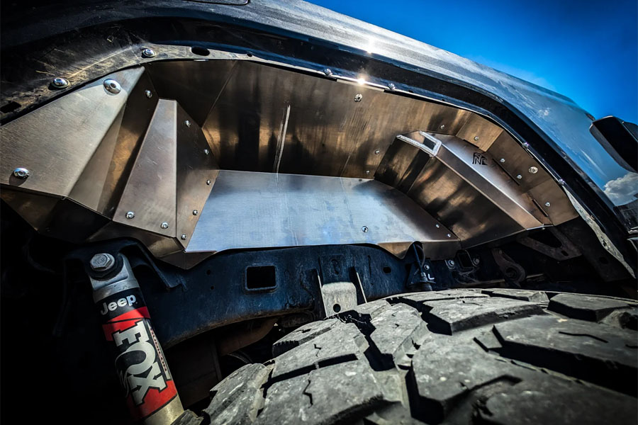 Next Venture Motorsports Aluminum Rear Inner Fender Liners - JT 3.6L