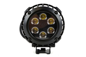 KC HiLites Round LZR LED Light Pack System Black 4in