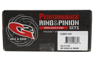 G2 Axle and Gear Dana 30 4.10 Ring and Pinion Set - LJ/TJ/YJ