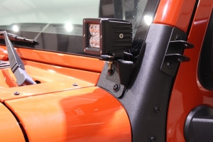 Fishbone Offroad Windshield Light Bracket  - JK