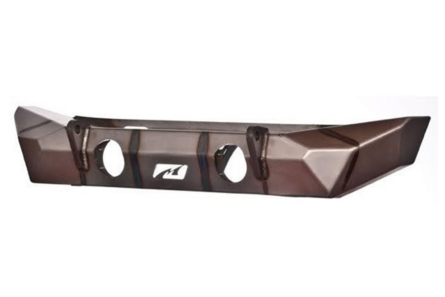 Motobilt The Hammer Series Front Bumper w/ Fog Light Holes - Bare Steel  - JK 