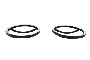 Kentrol Fog Light Cover Set - Powdercoat Black  - JK 