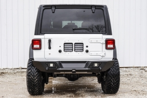 LOD Destroyer Shorty Rear Bumper Only, Black  - JL