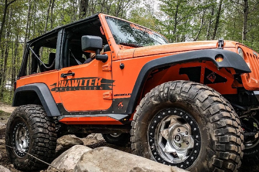 Crawltek Rocker Guard - JK 2dr