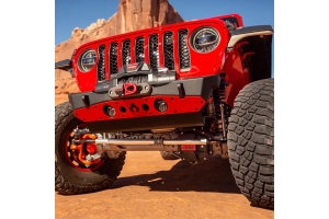 Artec Industries Nighthawk Front Bumper w/ Aluminum Skid Plate - Black - JT/JL/JK