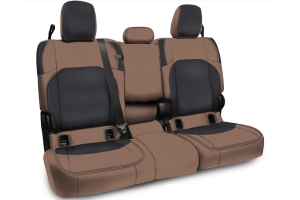 PRP Rear Bench Seat Cover - Black/Tan - JT w/ Arm Rest
