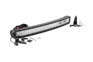 Rough Country 30in Chrome Series Dual Row Curved Light Bar