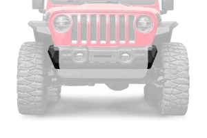 RIVAL Stubby End Caps for Front Modular Stamped Steel Bumper - JT/JL/JK
