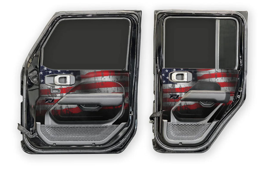Motobilt MotoSkinz - Interior Door Graphics - JL/JT 4DR