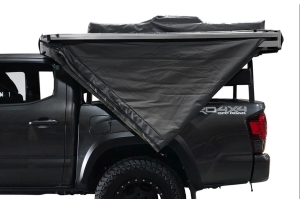 Overland Vehicle Systems Nomadic 270 Driver Side Awing w/ Bracket Kit and Extended Poles - Dark Gray