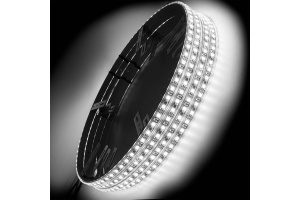 Oracle LED Illuminated Wheel Rings - Single Row - White
