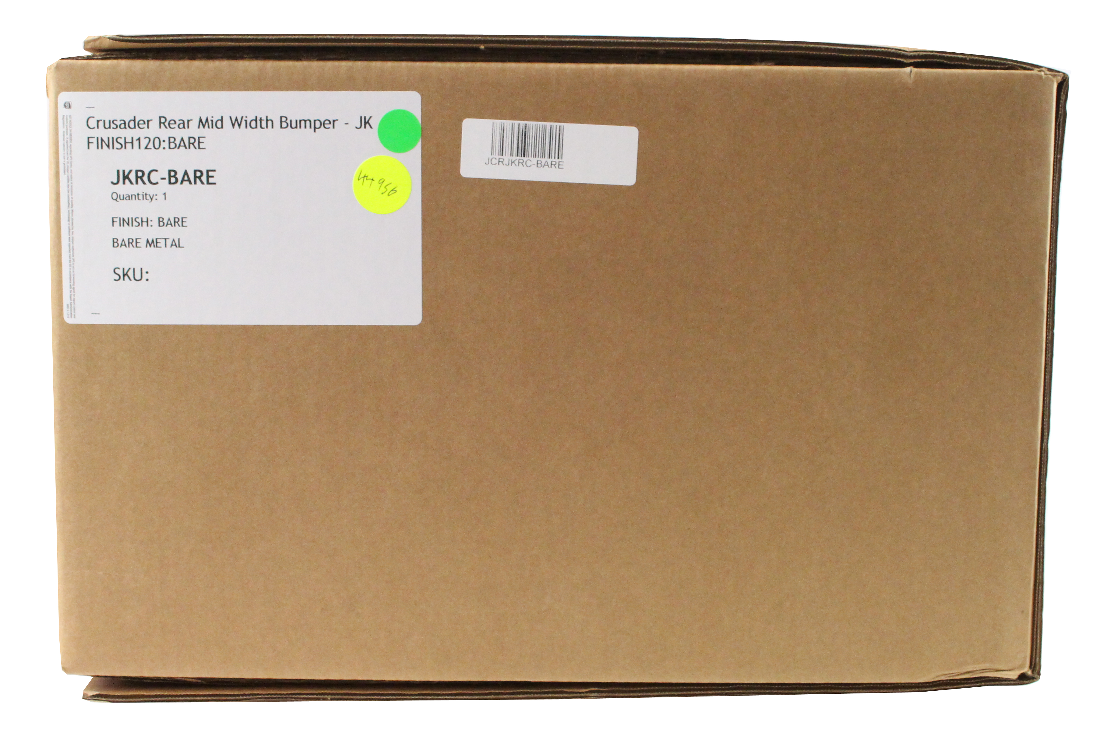 JCR Offroad Crusader Mid Width Rear Bumper Bare - JK