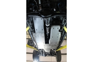 Motobilt Skid Plate System - Bare Steel - JT 3.6L