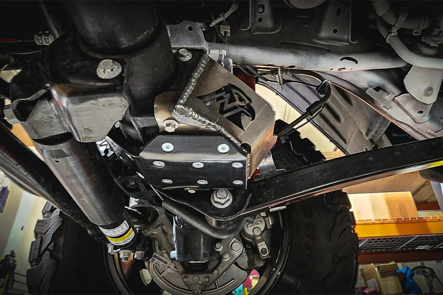 Next Venture Motorsports Front Axle Disconnect Skid w/ UHMW - Bare - JL/JT