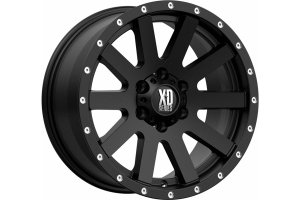 XD Series XD818 Heist 20x10 5x5 Wheel, Satin Black - JT/JL/JK
