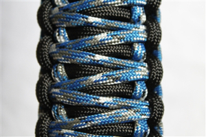 Bartact Paracord Rear Grab Handles Black/Blue Camo