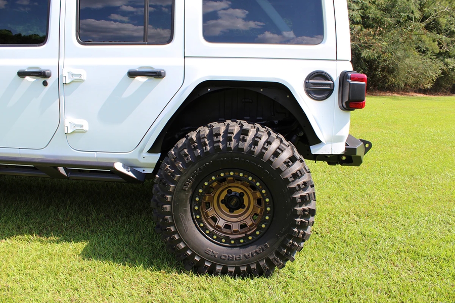 Motobilt Rear Highline Fender Flares, Bare - Pair - JL 4Dr