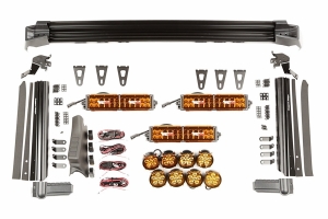 Rugged Ridge Fast Track Kit - Includes 3 Lightbars, 8 Rounds - JK