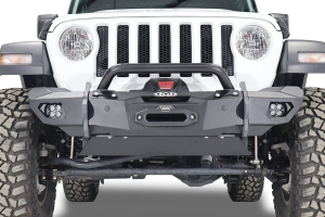 LOD Black Ops Front Bumper Skid Plate - Black Powder Coated - JL/JT