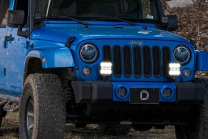 Diode Dynamics SS5 Bumper LED Pod Light Kit, Sport Yellow Driving  - JK 
