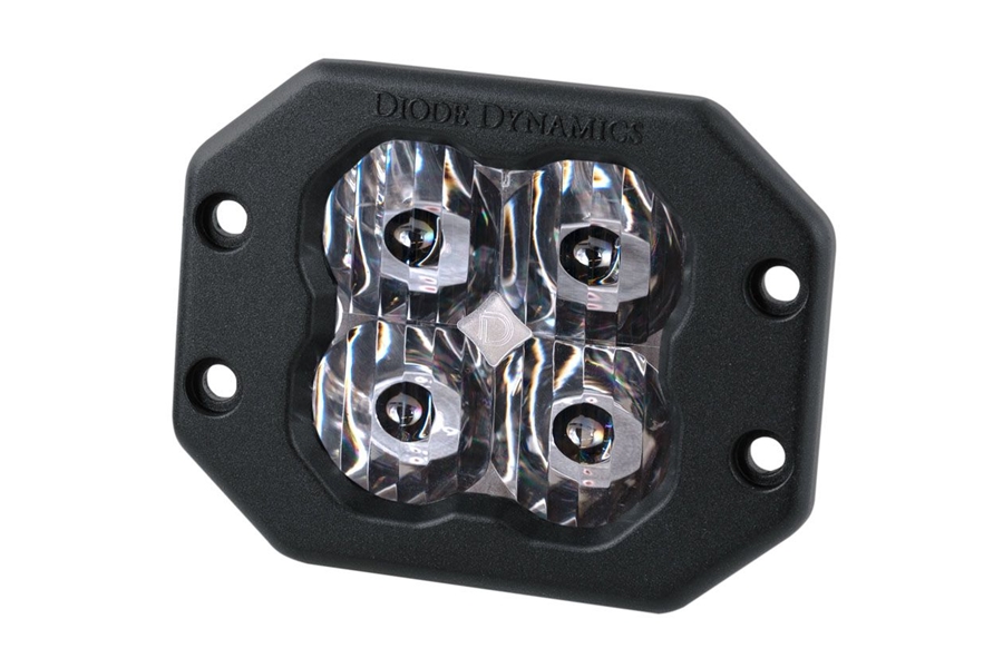 Diode Dynamics SS3 Sport Flush Mount LED Pod, ABL White - SAE Driving