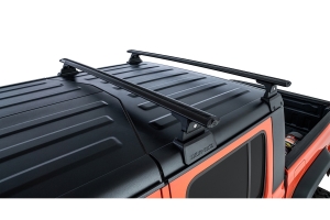 Rhino Rack Vortex Black 2 Bar Roof Rack w/ Backbone and RTL600 Legs   - JT